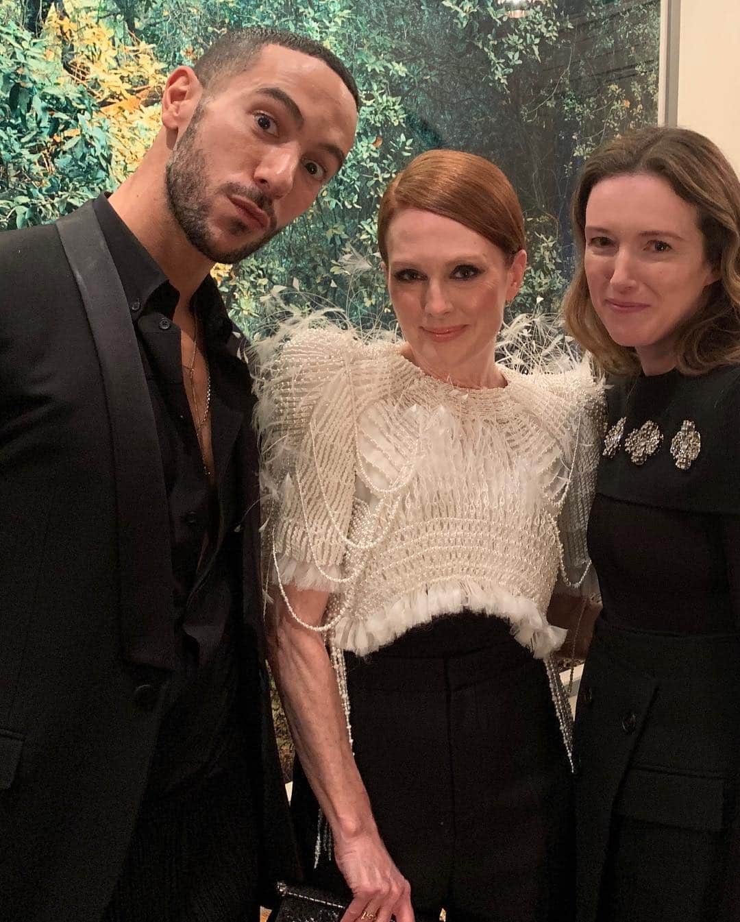 ジュリアン・ムーアさんのインスタグラム写真 - (ジュリアン・ムーアInstagram)「What an honor to accompany the sublime @clarewaightkeller to the #time100 where she was named one of the 100 most influential people for her stellar work as the head of @givenchyofficial She is as lovely as she is talented, which is saying A LOT.  Swipe to see us at my house with the wonderful @lamarquisette before we left to go UPTOWN! And thank u @lesliefremar @hungvanngo @marcusrfrancis ❤️❤️❤️」4月24日 23時15分 - juliannemoore