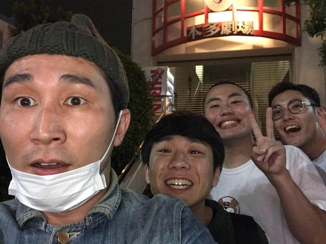 じろうさんのインスタグラム写真 - (じろうInstagram)「本多でハナコの単独見てきた。 面白かったよ〜。いい面してる。」4月24日 23時23分 - sissonne_jiro