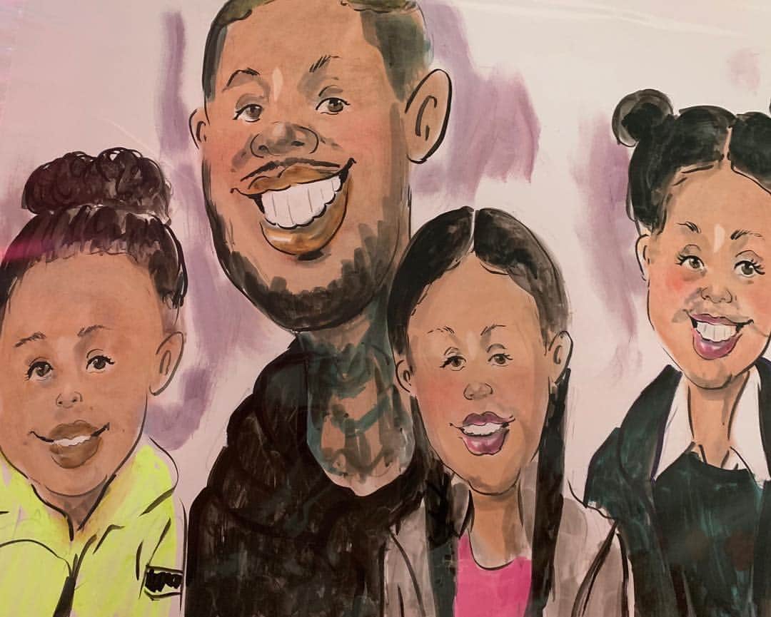 イェレマイン・レンスのインスタグラム：「Enjoying my day off with the kids」