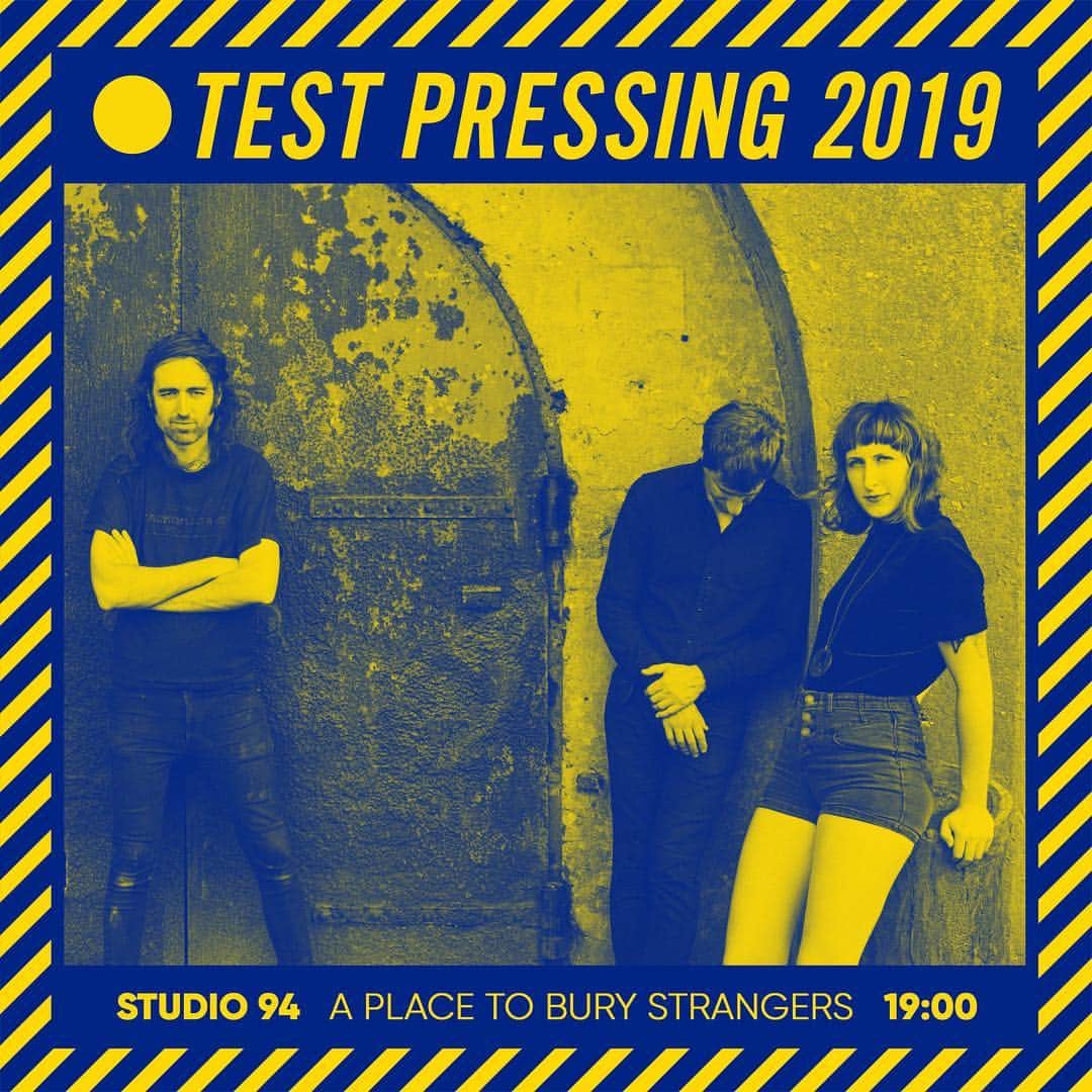 A Place to Bury Strangersのインスタグラム：「@testpressingfestival is upon us THIS SATURDAY 4/27 in #hackneywick London with @moonduoband & @ancientmethods & #lustforyouth & @warmduscherr & @bo_ningen_band & @mikekrol & @squidbanduk & more  Tickets:  https://www.seetickets.com/event/test-pressing-festival/various-venues-hackney-wick/1298073  #testpressingfestival #hackneywick#aptbs #aplacetoburystrangers#lustforyouth #moonduo #livemusic #festival」