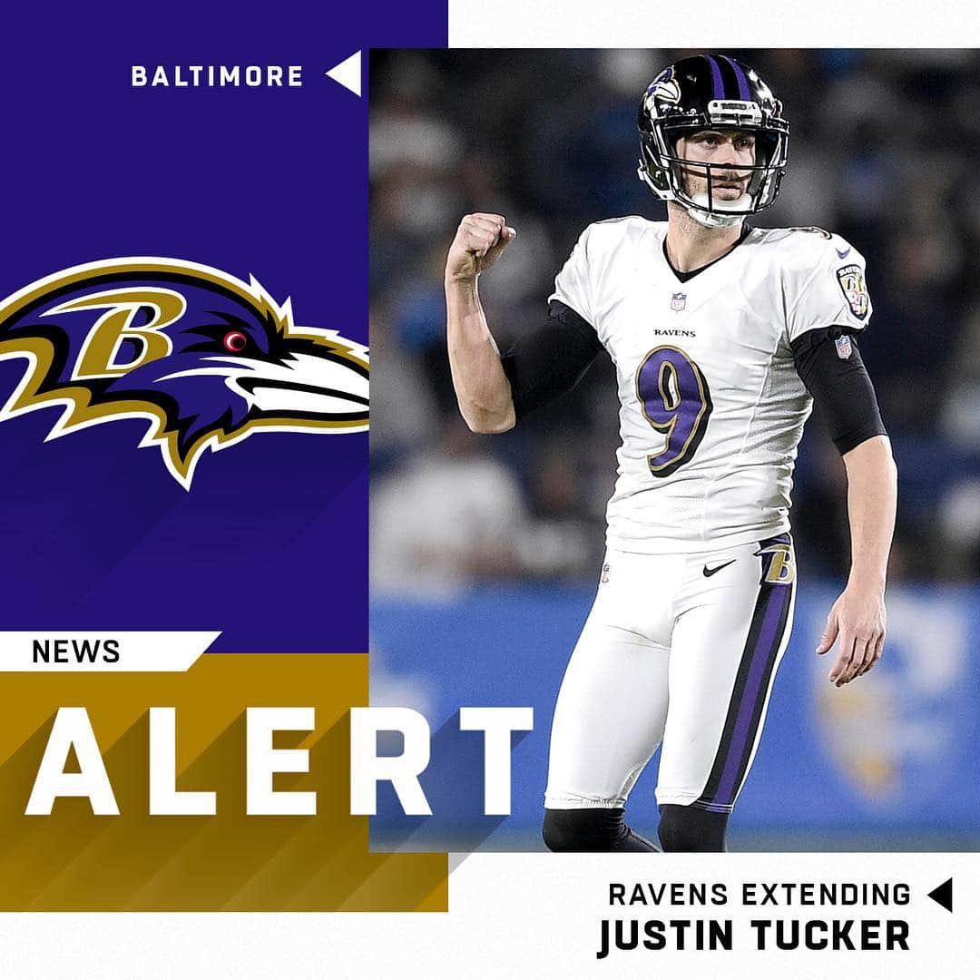 NFLさんのインスタグラム写真 - (NFLInstagram)「@ravens, All-Pro kicker Justin Tucker agree to four-year, $20M contract extension. (via @rapsheet) 📷: Kelvin Kuo/AP」4月25日 0時44分 - nfl