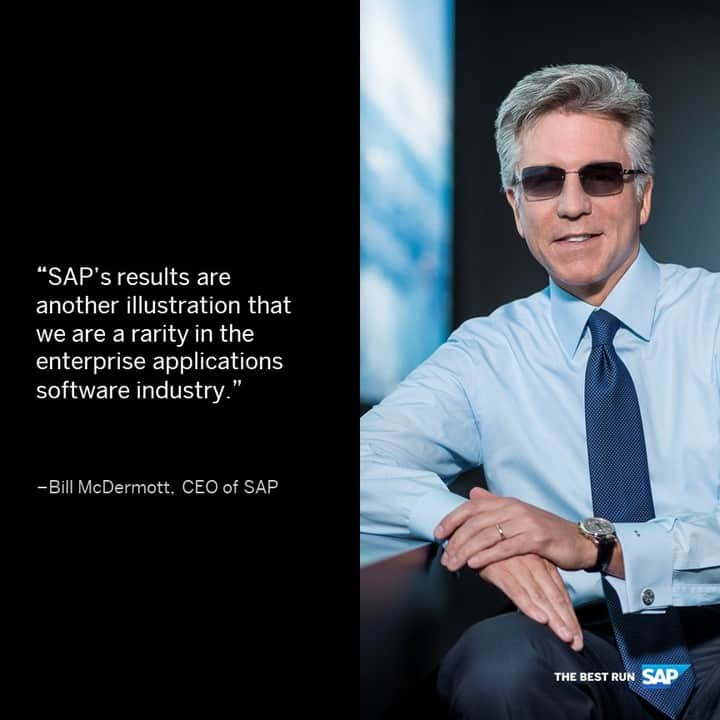 SAPさんのインスタグラム写真 - (SAPInstagram)「SAP 1Q Earnings Highlights: Cloud revenue exceeds €1.5 billion. New cloud and software order entry up 17%. #SAP raises 2019 operating profit outlook. 👉 http://sap.to/6177E58tl #technology #software」4月25日 1時13分 - sap