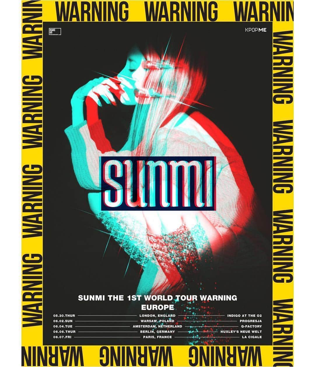 ソンミさんのインスタグラム写真 - (ソンミInstagram)「ARE U READY #Europe  #sunmi1stworldtour #WARNING」4月25日 1時25分 - miyayeah