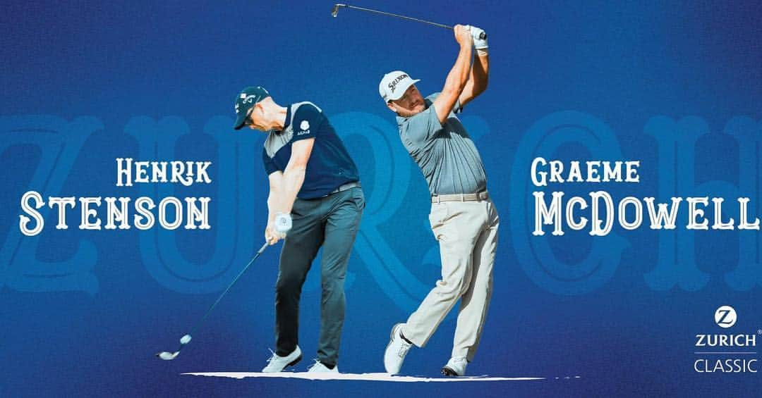 ヘンリク・ステンソンさんのインスタグラム写真 - (ヘンリク・ステンソンInstagram)「Fun to play with @graeme_mcdowell this week @zurich_classic. Tee time Thursday 12.44 pm @PGATOURLIVE」4月25日 2時07分 - henrikstenson