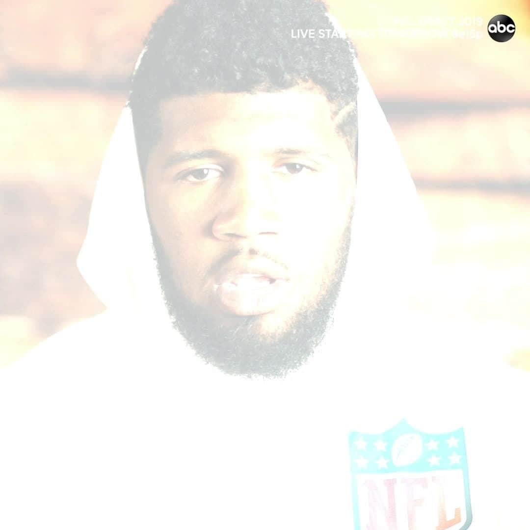 アメリカン・ブロードキャスティング・カンパニーのインスタグラム：「2019 #NFLDraft prospect @edoliver_11 is giving his community hope. See where life takes him TOMORROW!  Coverage also available on ESPN and NFL Network」