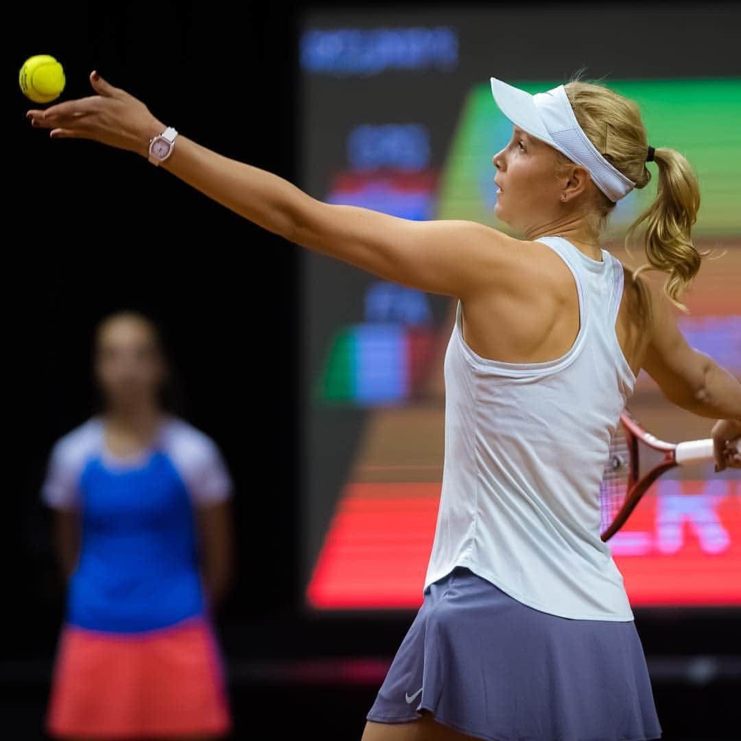 WTA（女子テニス協会）さんのインスタグラム写真 - (WTA（女子テニス協会）Instagram)「📸 @jimmie48tennis #PorscheTennis 🎾🙏」4月25日 5時03分 - wta