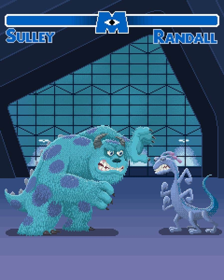 Disney Pixarさんのインスタグラム写真 - (Disney PixarInstagram)「Choose your player: 🐱 for Sulley, 👿 for Randall.」4月25日 6時08分 - pixar