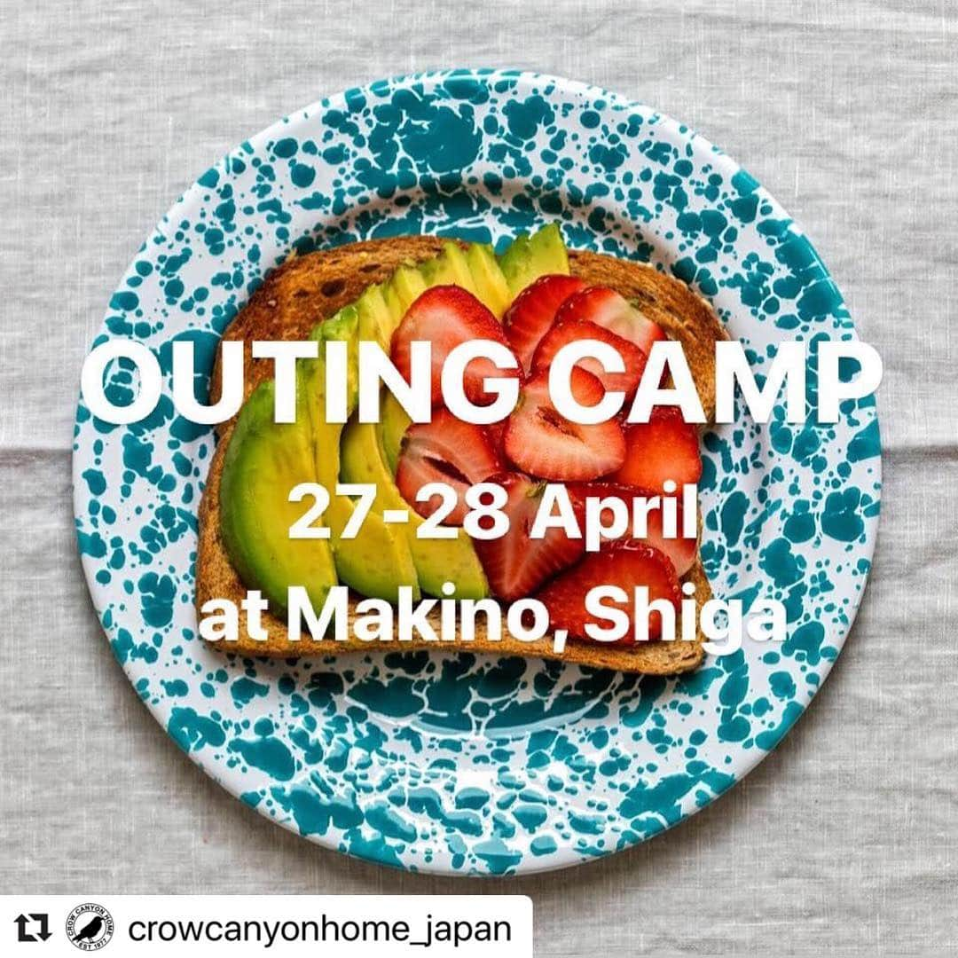 株式会社津田商会さんのインスタグラム写真 - (株式会社津田商会Instagram)「OUTING CAMPに出展いたします。マキノ高原でお会いしましょう。 ・ 【日程】4月27日（土）〜28日（日） 【会場】滋賀県マキノ高原 ・ #outingcamp #outingcamp2019参加表明 #アウティング #キャンプ #crowcanyonhome #crowcanyon #クロウキャニオンホーム #クロウキャニオン #ホーロー食器 #ホーロー @crowcanyonhome_japan」4月25日 8時17分 - tsudashokai