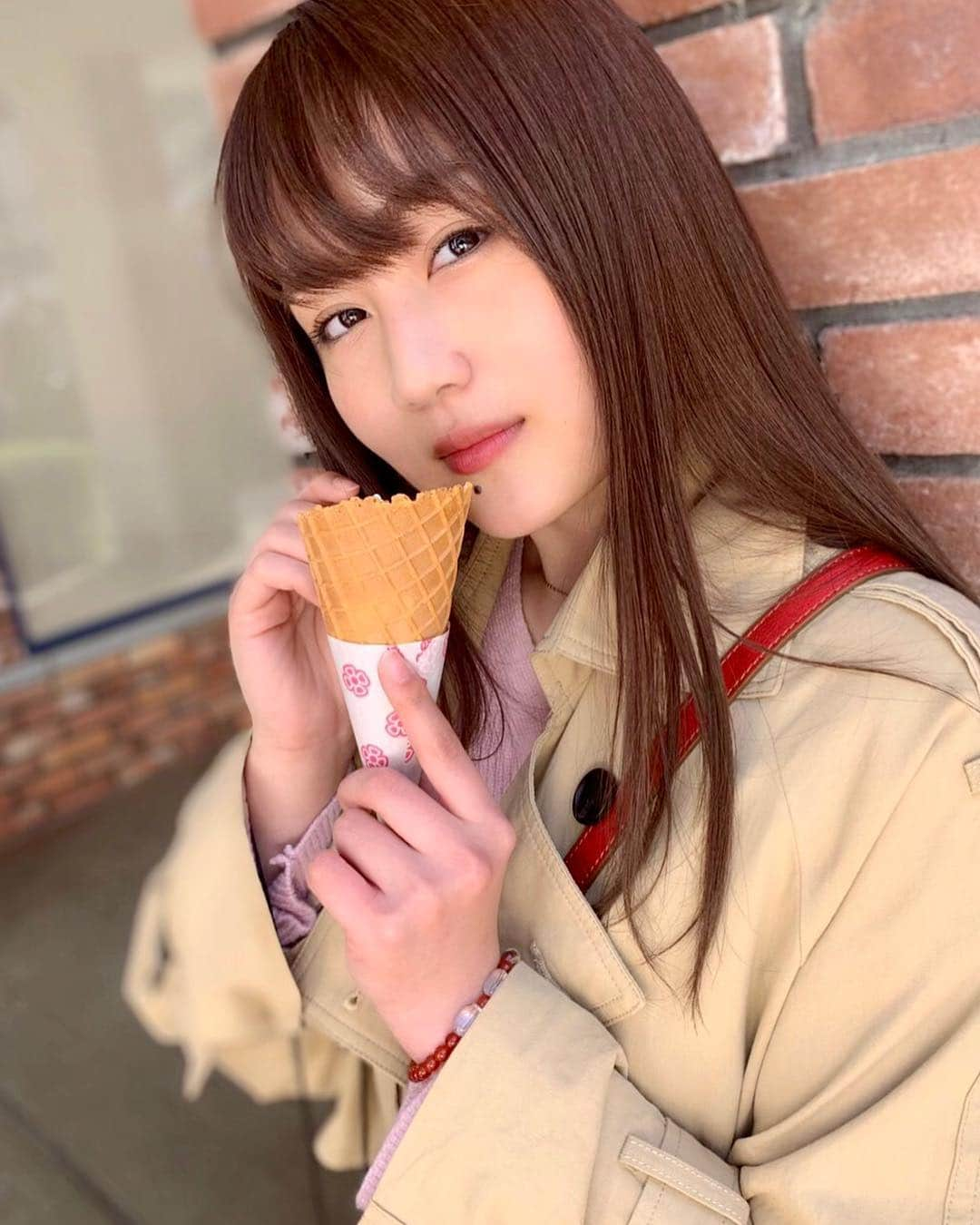 久代梨奈さんのインスタグラム写真 - (久代梨奈Instagram)「ジェラート🍨 めちゃうまでした☺️ #りんくうタウン」4月25日 17時30分 - rina.kushiro_official