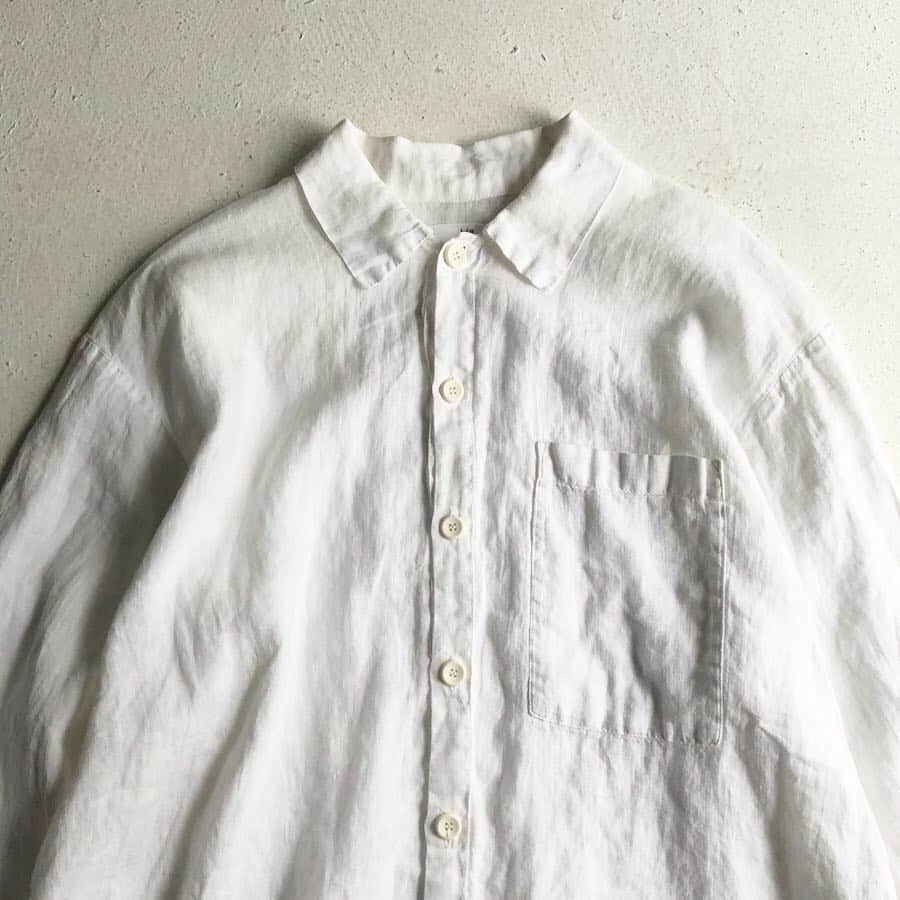 DROP...vintage select shopさんのインスタグラム写真 - (DROP...vintage select shopInstagram)「【New stuff】 MADE IN LITHUANIA FLAX linen shirt size S PRICE ¥6000-(+TAX) DMへお問い合わせ宜しくお願い致します」4月25日 13時12分 - tokyo_drop