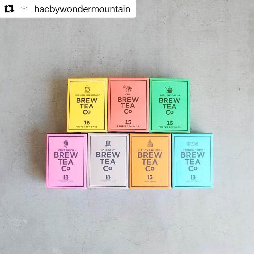 wonder_mountain_irieさんのインスタグラム写真 - (wonder_mountain_irieInstagram)「#Repost @hacbywondermountain with @get_repost ・・・ _ BREW TEA CO / ブリュー ティー コー “TEA BAG (15pc)” ¥1,188- _ 〈online store / @digital_mountain〉 http://www.digital-mountain.net/shopdetail/000000004989/ _ 【オンラインストア#DigitalMountain へのご注文】 *24時間注文受付 *1万円以上ご購入で送料無料 tel：084-983-2740 _ We can send your order overseas. Accepted payment method is by PayPal or credit card only. (AMEX is not accepted)  Ordering procedure details can be found here. >> http://www.digital-mountain.net/smartphone/page9.html _ blog > http://hac.digital-mountain.info _ #HACbyWONDERMOUNTAIN 広島県福山市明治町2-5 2階 JR 「#福山駅」より徒歩15分 (11:00 - 19:00 火曜定休) _ #ワンダーマウンテン #japan #hiroshima #福山 #尾道 #倉敷 #鞆の浦 近く _ 系列店：#WonderMountain @wonder_mountain_irie _ #BREWTEACO #ブリューティーコー #BREWTEA #ブリューティー」4月25日 13時51分 - wonder_mountain_