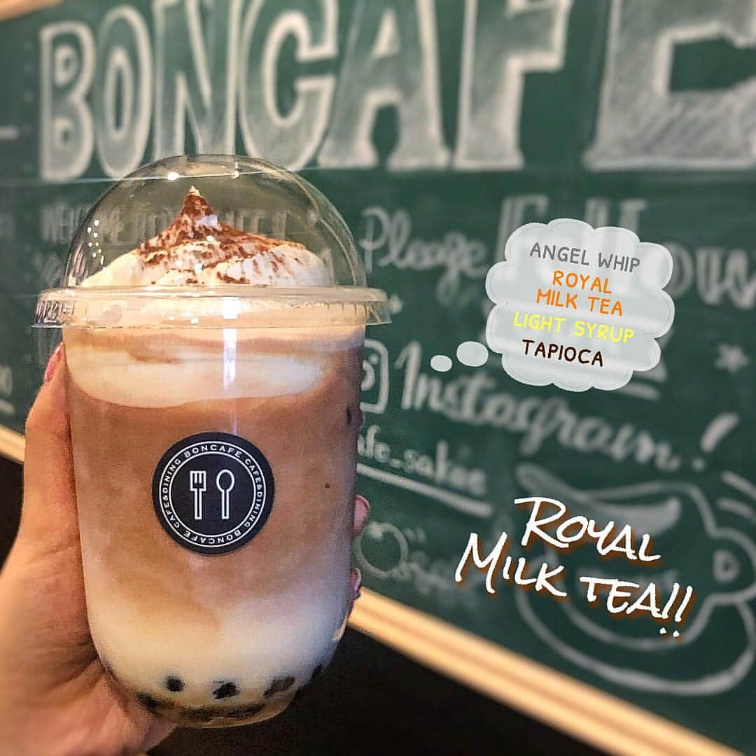 Ayuminさんのインスタグラム写真 - (AyuminInstagram)「🥤ボンカフェ🥤 最近ほんとタピオカのお店多いなぁ🥳 #boncafe さんでとりあえず定番のを注文 ☑️#天使のクリームタピオカロイヤルミルクティー ☑️シロップ少なめ * 氷が大きめ4つだけだから、タピオカが残っても 最後まで飲みきれるところが良かったかな😍 氷が邪魔することなく飲みやすい❤️ * サカエチカにもうすぐ生タピオカのお店も オープンするから楽しみ😍💓 そんなにタピオカに対する執着ないけど 楽しみーーー🥳笑 * * スタバクイーン👸🏼メインアカウント ➡︎ @ayumin0220stb * * #タピオカ#タピオカドリンク#ロイヤルミルクティー #栄#栄スイーツ#栄カフェ#栄ランチ#栄モーニング #愛知カフェ#名古屋カフェ#名古屋スイーツ#名古屋 #ナゴレコ#グルメライター」4月25日 14時48分 - ayumin0220