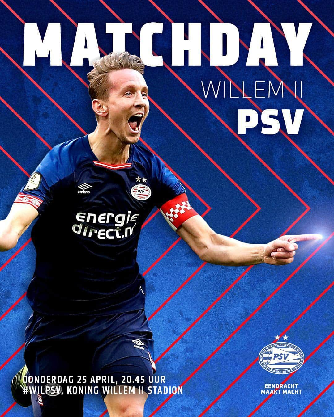 PSVアイントホーフェンさんのインスタグラム写真 - (PSVアイントホーフェンInstagram)「🔴⚪🔵? We prefer 🔴⚪! 😏 Op naar Tilburg vandaag! ⚔ #WILPSV」4月25日 15時43分 - psv