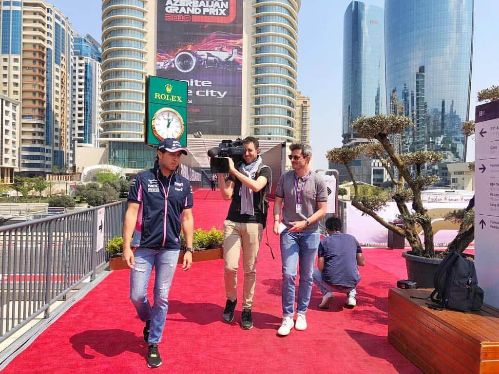 セルジオ・ペレスさんのインスタグラム写真 - (セルジオ・ペレスInstagram)「Día de preparación, vamos por un Gran Premio perfecto! 💪 #AzerbaijanGP 🇦🇿 #Checo11」4月26日 2時35分 - schecoperez