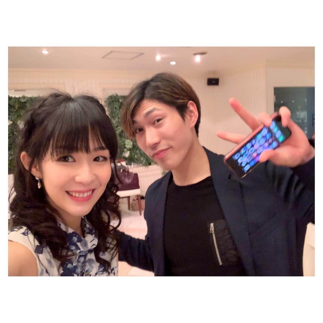 今井遥さんのインスタグラム写真 - (今井遥Instagram)「昨日のトークショー、無事終わりました！﻿ ﻿ 出演者のメンバーが同世代だったこともあり、﻿ 和気藹々とした雰囲気でとても楽しかったです☺️﻿ ﻿ 来てくださった方々、本当にありがとうございました✨﻿ ﻿ #Angepatio #渋谷 ﻿ #小野龍一 #田中刑事 #橋爪峻也 #今井遥 #スケート靴のケーキ⛸🎂」4月25日 17時35分 - haruka_imai_831