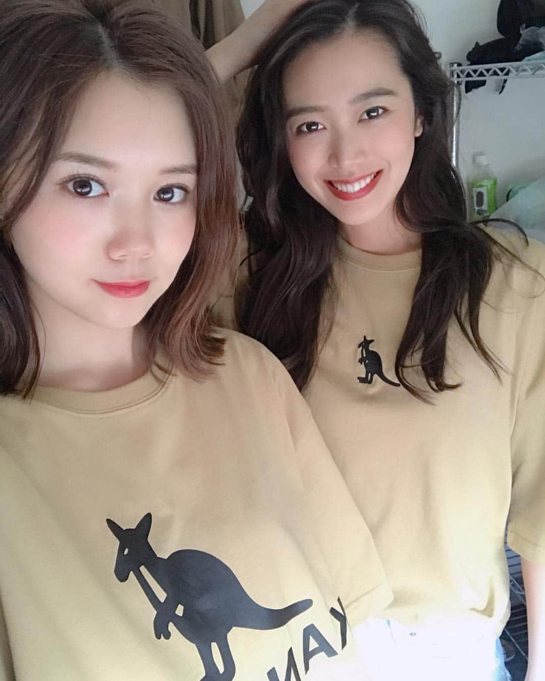 千田麻実のインスタグラム：「⠀ ⠀ おラブなちよじまと。⠀ お疲れ様でした🦘💖⠀ ⠀」