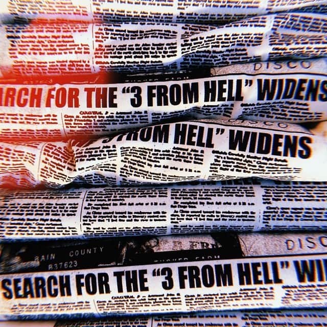 ロブ・ゾンビのインスタグラム：「Tomorrow from @zomboogey a groovy new 3 FROM HELL shirt is coming your way!!!! Go to www.localboogeyman.com to get one! Tomorrow! #threefromhell #zomboogey #localboogeyman #sherimoonzombie #robzombie #deewallace #billmoseley #richardbrake #jeffdanielphillips #dannytrejo #panchomoler #sidhaig #freethethree」