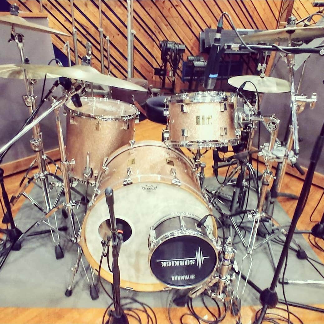 のインスタグラム：「かきポテRecordingナウ♪ コーラスもガッツリ♪」