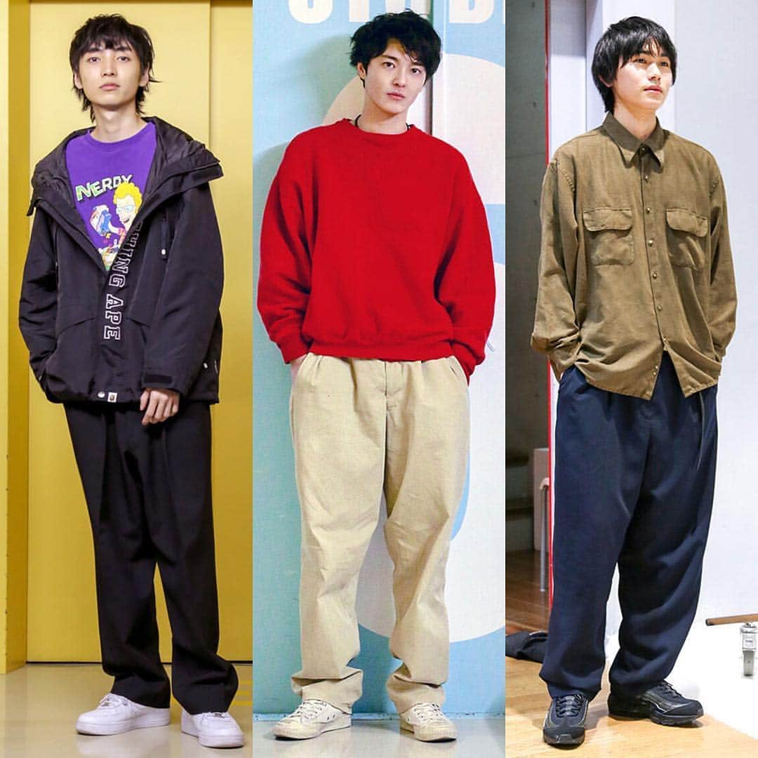 のインスタグラム：「#メンズノンノモデル #私服 #365STYLE #岸本ルーク #三宅亮輔 #坂田秀晃 #mensnonno」