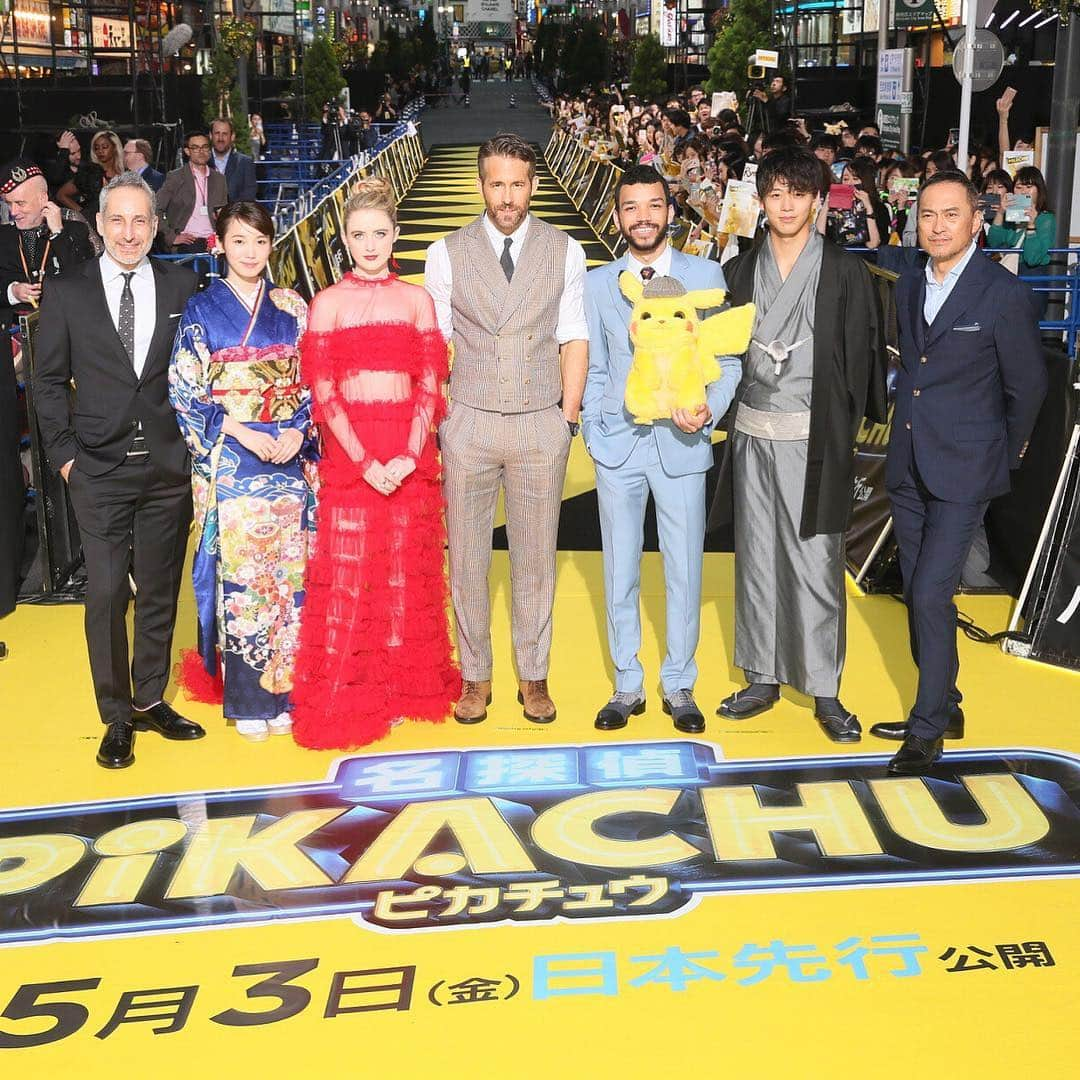 ライアン・レイノルズさんのインスタグラム写真 - (ライアン・レイノルズInstagram)「Ryme City lives! Thank you Tokyo for the incredible welcome. #DetectivePikachu is Pure Imagination. You’ll believe. 🇯🇵🇯🇵🇯🇵」4月25日 22時29分 - vancityreynolds