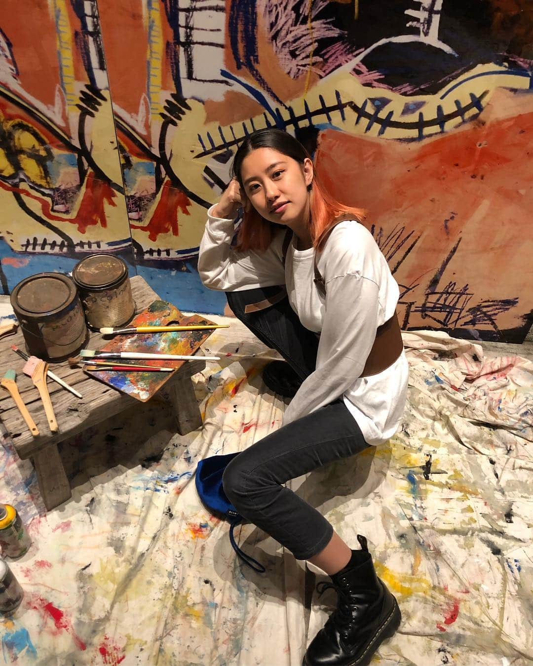 中田みのりさんのインスタグラム写真 - (中田みのりInstagram)「🌈🌈🌈 @corkcicle  @basquiatart  #BASQUIATxCORKCICLE #Corkcicle #コークシクル #バスキア」4月25日 22時37分 - minori_nakada