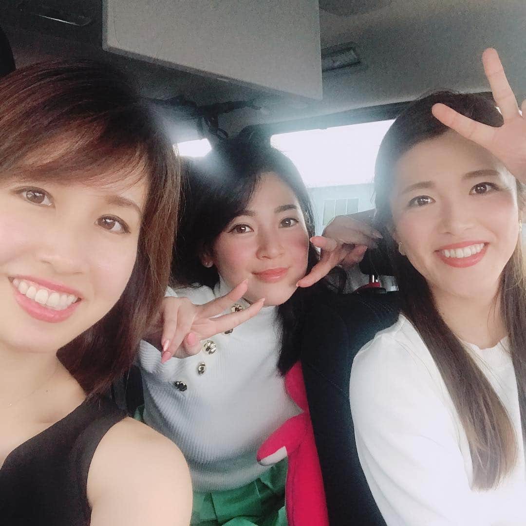 のインスタグラム：「3人で移動🚙！ 楽しかったぁ、しゃべりすぎて疲れたぁ🤣🤣🤣 #fidra #ゴルフスイング #ゴルフ女子 #lpga #jlpga #高尔夫 #골프 #golf #golfswing #ゴルフウェア #コーデ #優勝 #甲田良美 #竹村真琴」