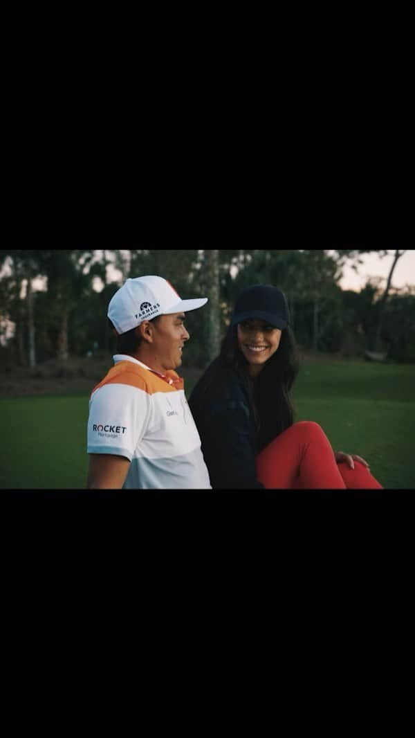 リッキー・ファウラーのインスタグラム：「We partnered with our friends at @rocketmortgage both in front of and behind the camera this year to take you behind-the-scenes at one of our favorite places to talk life, fishing, golf cart races (don't try at home...), date nights and ultimately how success is earned not given 💪 stoked for you to watch, let us know what you think!!」