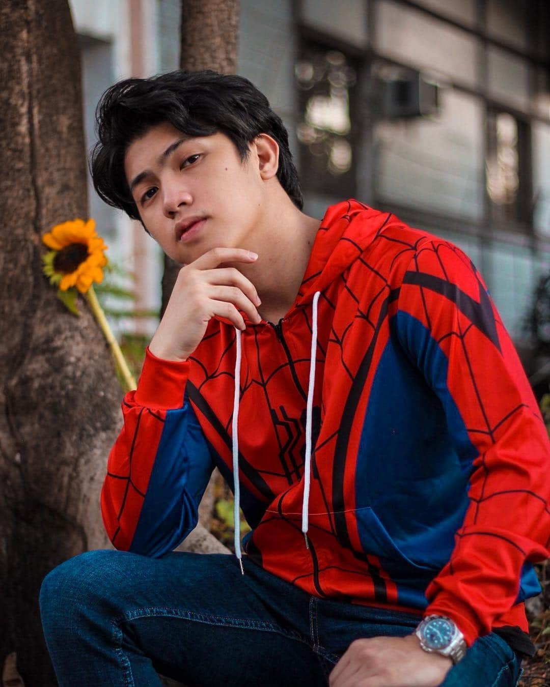 Ranz Kyleさんのインスタグラム写真 - (Ranz KyleInstagram)「It’s yo boi peter parker haha, Have ya’ll seen the #avengersendgame ? 😅🕷」4月25日 23時24分 - ranzkyle