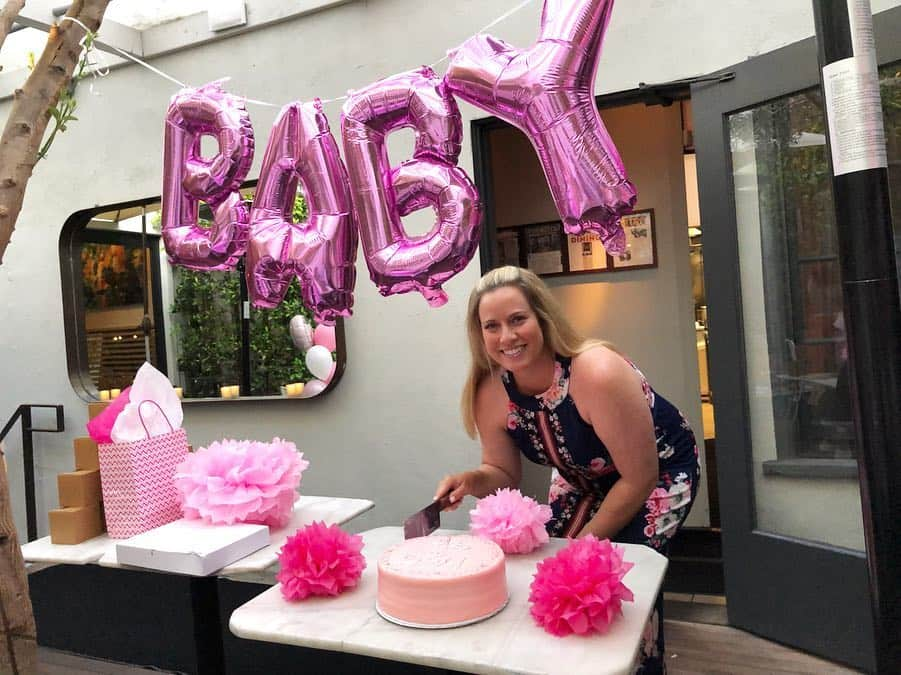 モーガン・プレッセルさんのインスタグラム写真 - (モーガン・プレッセルInstagram)「Baby fever on the @lpga_tour!! What fun celebrating @brittany1golf and baby Gouws coming soon!! Cannot wait to meet the little princess! 💕」4月26日 0時19分 - mpressel