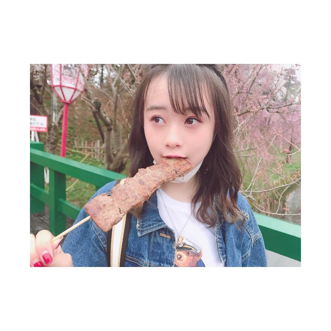 横山結衣さんのインスタグラム写真 - (横山結衣Instagram)「たべもの 🍓✩🍖☁︎*°⋆͛*」4月26日 0時22分 - yoko_yui_team8