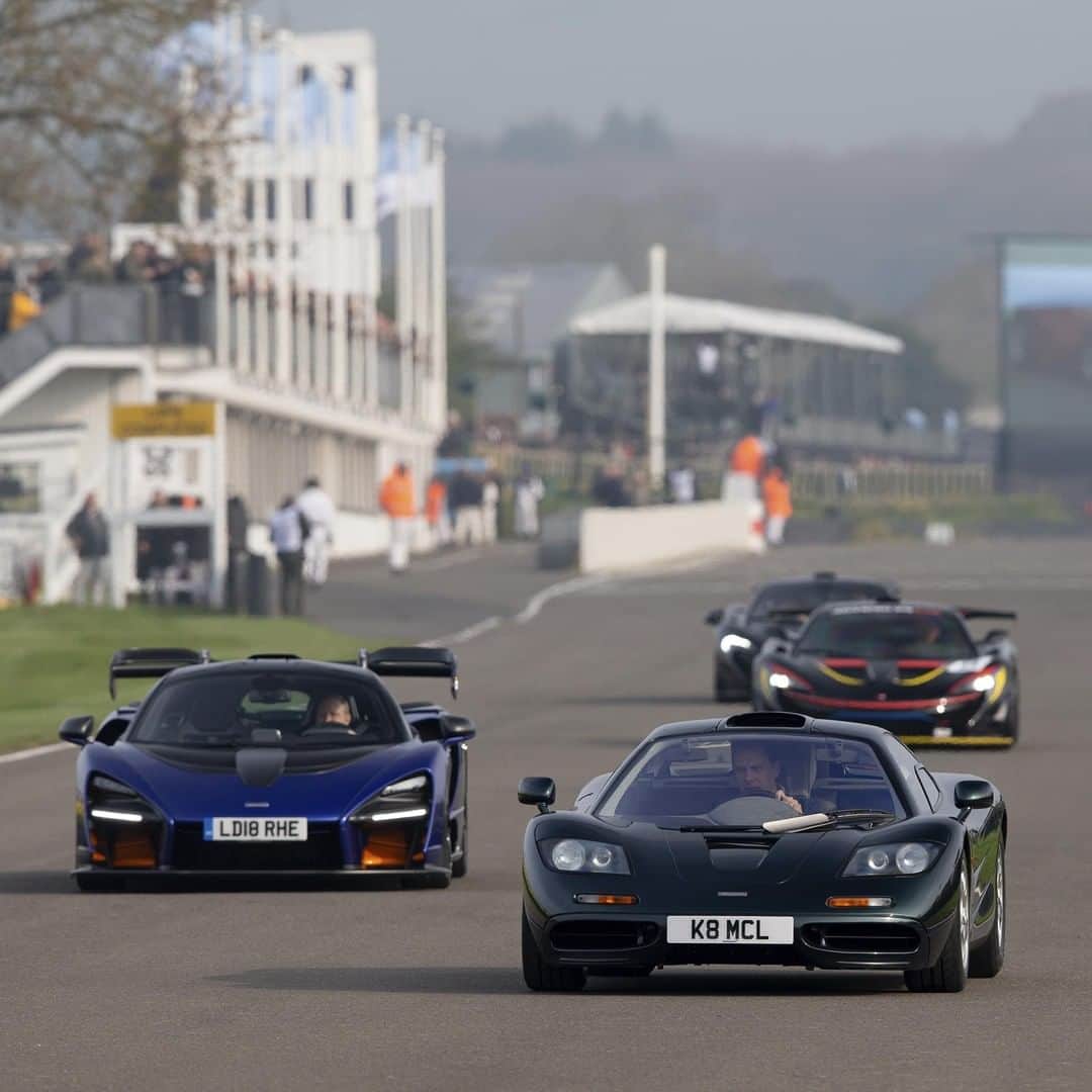 McLaren Automotiveさんのインスタグラム写真 - (McLaren AutomotiveInstagram)「Can you name all the Ultimate Series cars in the parade lap at the Goodwood Members’ Meeting earlier this month? #UltimateMonth」4月26日 0時31分 - mclarenauto