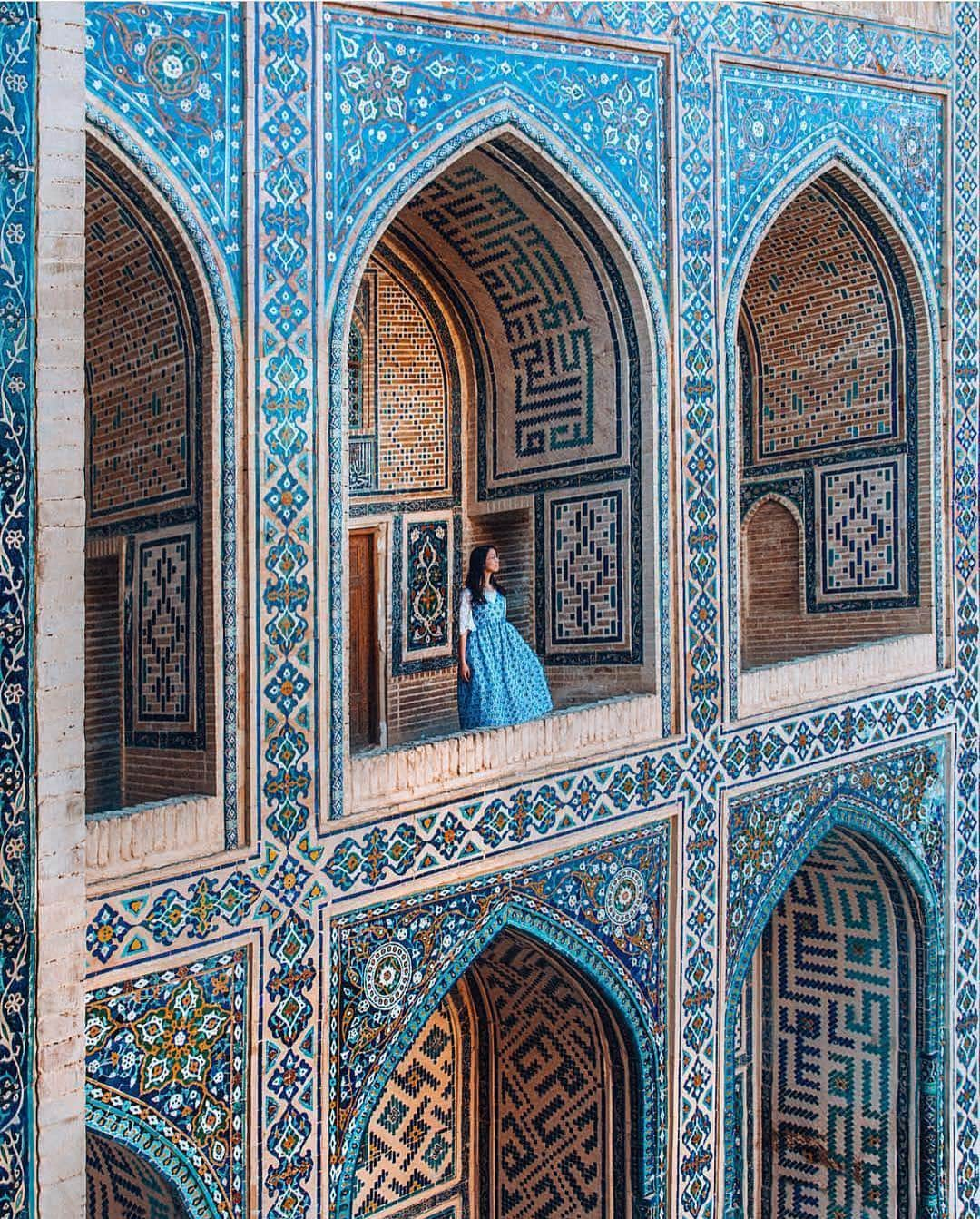 Wonderful Placesさんのインスタグラム写真 - (Wonderful PlacesInstagram)「Uzbekistan ✨💙💙💙✨ Which shot is your favorite? . Pictures by ✨✨@thediaryofanomad✨✨ #wonderful_places for a feature 💙」4月26日 1時04分 - wonderful_places