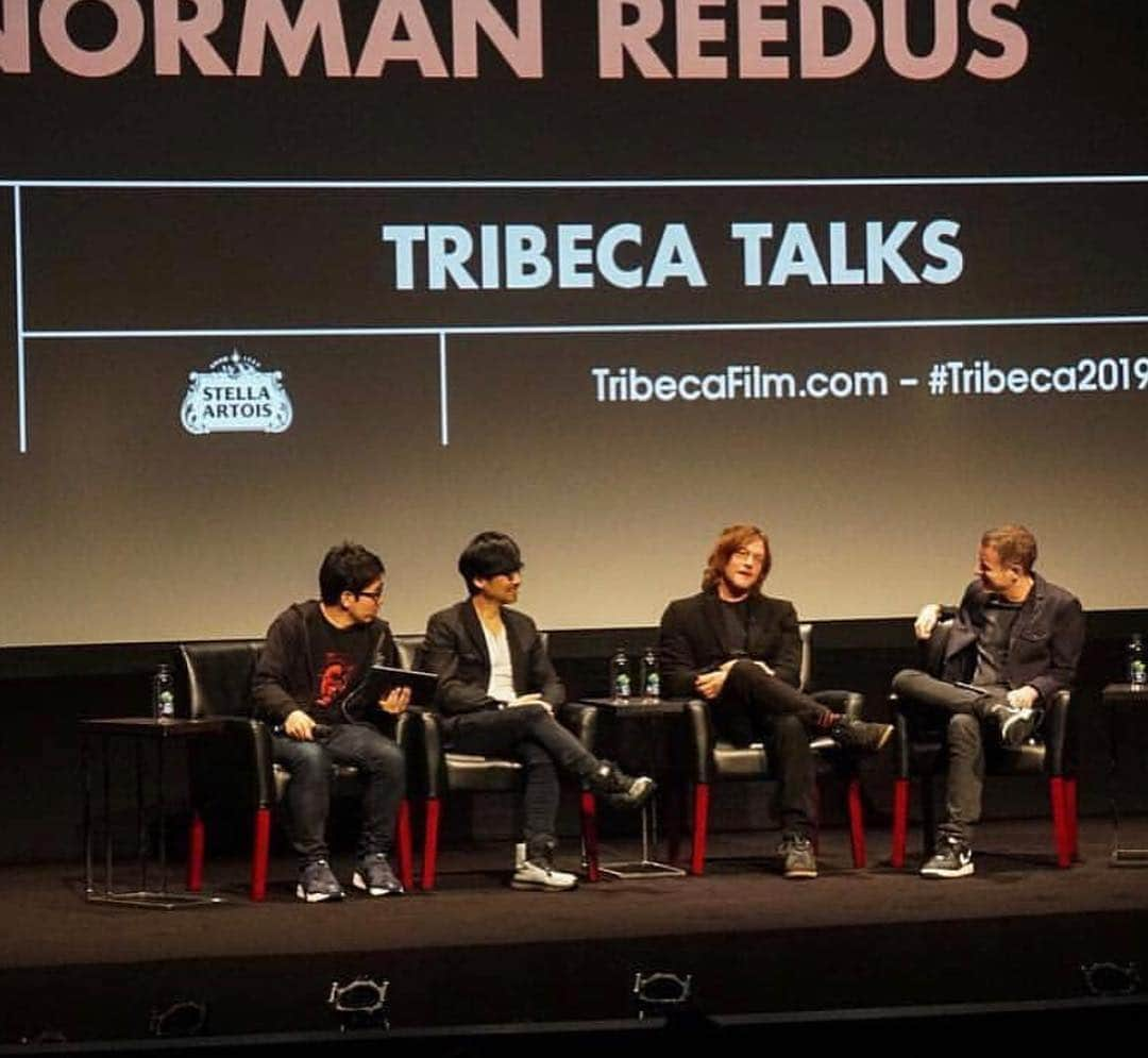 ノーマン・リーダスさんのインスタグラム写真 - (ノーマン・リーダスInstagram)「Thank you tribeca film festival. What a fun night」4月26日 11時46分 - bigbaldhead