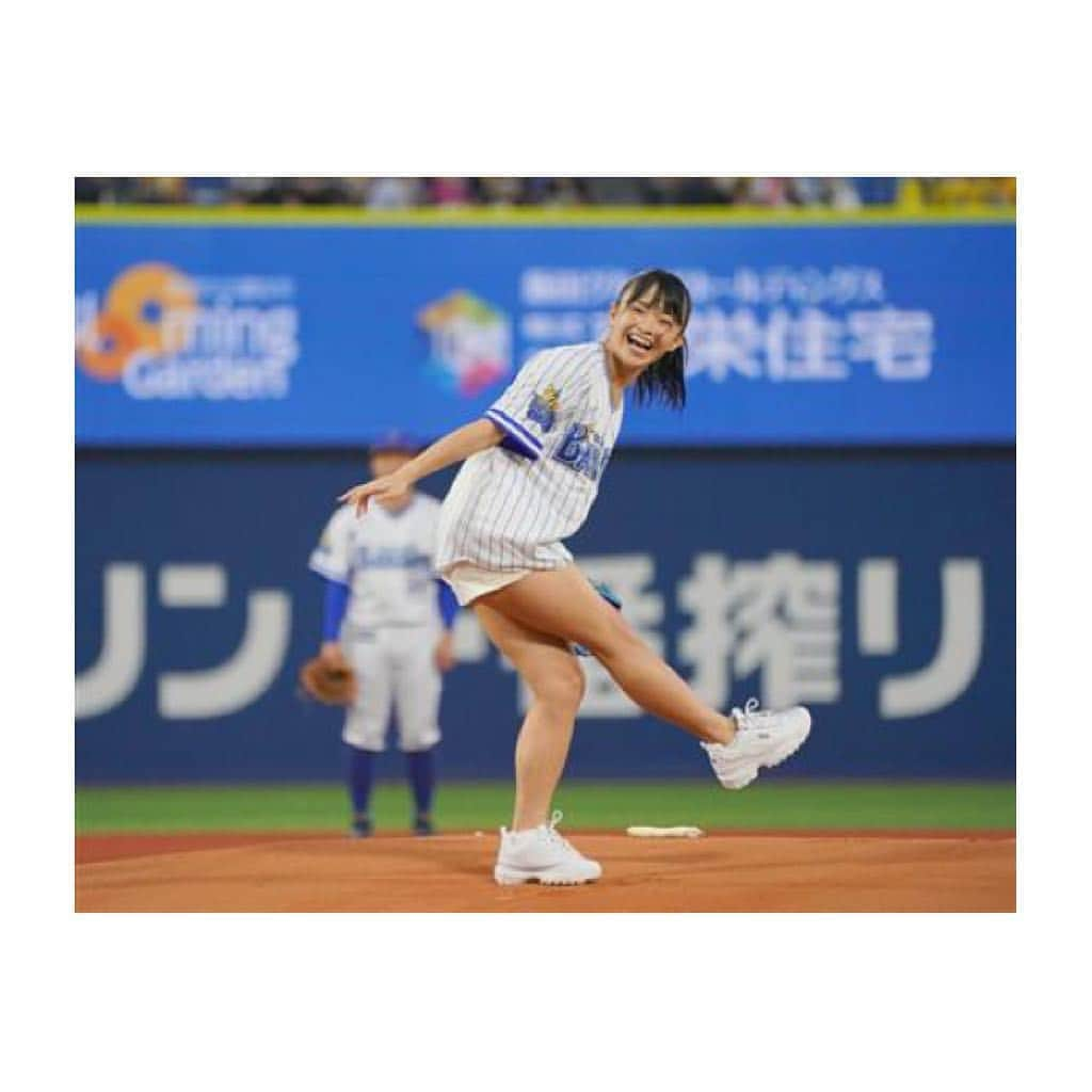 百川晴香さんのインスタグラム写真 - (百川晴香Instagram)「サンスポさんありがとうございます⚾️💕 https://www.sanspo.com/geino/photos/20190425/ido19042507440003-p1.html #野球 #始球式 #横浜 #dena #ベイスターズ #アイドル #全力少女Ｒ」4月26日 4時46分 - momokawaharuka