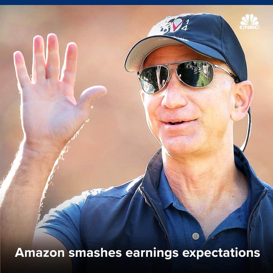 CNBCさんのインスタグラム写真 - (CNBCInstagram)「Amazon reported first-quarter earnings on Thursday that reflected an ongoing change at the company: less growth but fatter profit margins. ⁣⠀ ⁣⠀ Despite the huge beat in earnings, Amazon stock is essentially unchanged in after hours trading.⁣⠀ ⁣⠀ For a breakdown of earnings by the numbers, please visit the link in our bio.⁣⠀ *⁣⠀ *⁣⠀ *⁣⠀ *⁣⠀ *⁣⠀ *⁣⠀ *⁣⠀ #jeffbezos #amazon #amzn #aws #stockmarket #stocks #dollar #USD #business #marketdata #data #investing #portfolio #tradertalk #money #trading #wealth #wallstreet #wallst #businessnews #CNBC⁣⠀」4月26日 6時09分 - cnbc