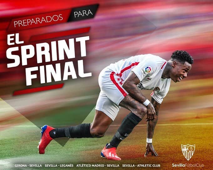 セビージャFCさんのインスタグラム写真 - (セビージャFCInstagram)「👉 #SevillaFCRayo ✔ Ahora... 📣 ¡A por el sprint final, equipo! 🏁  #vamosmiSevilla  #WeareSevilla」4月26日 7時53分 - sevillafc