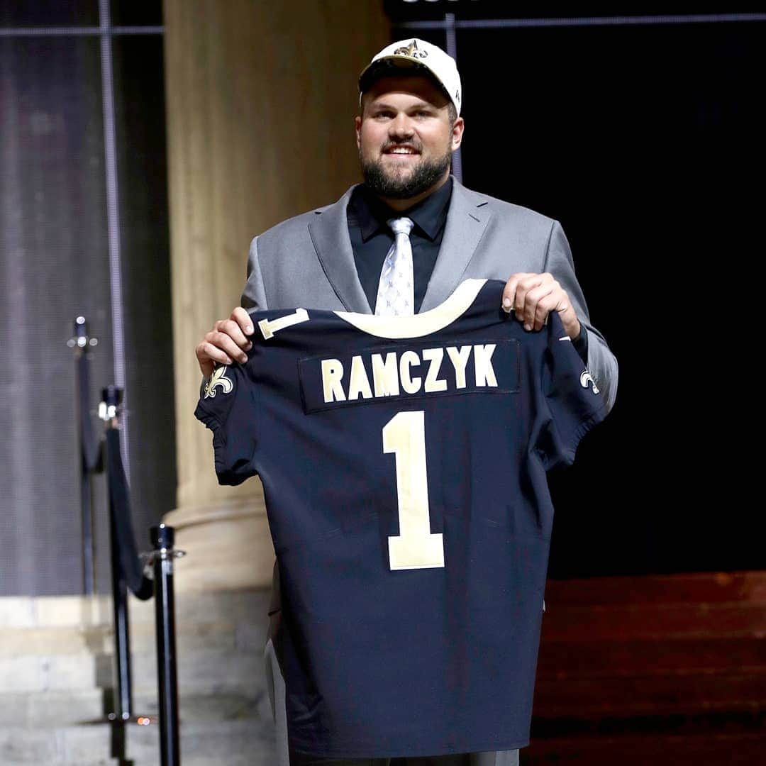 ニューオーリンズ・セインツさんのインスタグラム写真 - (ニューオーリンズ・セインツInstagram)「#TBT Ryan Ramczyk  #NFLDraft #SaintsDraft⁣ Check out the moment he became part of the team by clicking our link in bio」4月26日 7時57分 - saints