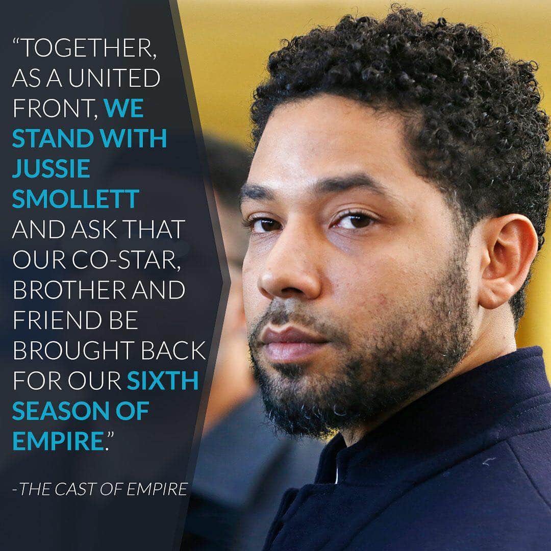 E! Onlineさんのインスタグラム写真 - (E! OnlineInstagram)「Jussie Smollett doesn't just have a few supporters, he has a whole empire. Download our app for the latest in celebrity news at the link in our bio. (📷: Getty Images)」4月26日 8時00分 - enews