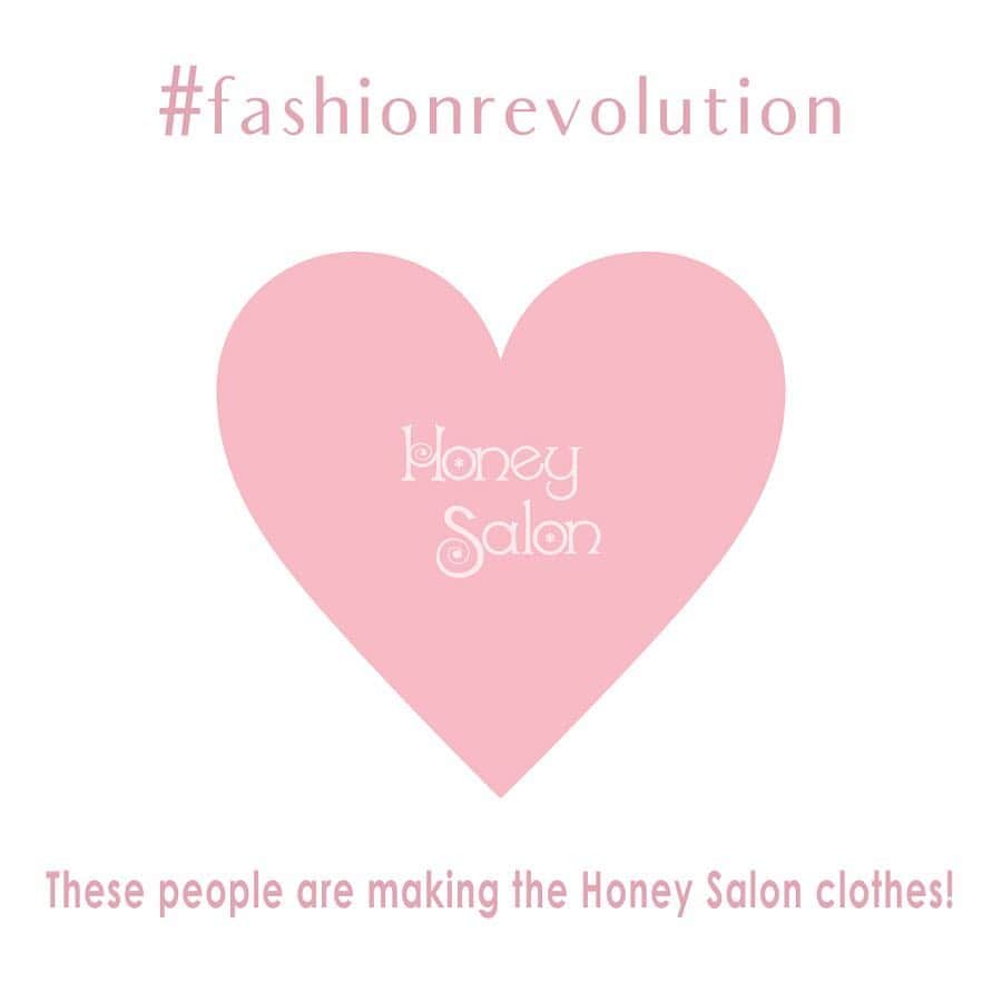 のインスタグラム：「. . @honeysalon_staff_773 @honeysalon_staff_keiko  @mkmk_doll_hs  @zusu3726  @yuri_gr @meg4uand3 . . つくる人も着る人も しあわせになるファッションをめざして！ . Honey Salon by foppishの服を 作ってくださっている、生産者の皆さん。 私たちストライプインターナショナルは 生産者の皆さんも セカンドファミリー（もうひとつの家族 ） という認識で物作りを行っています。 . . #imadeyourclothes  #fashionrevolution  #honeysalonbyfoppish  #honeysalon . . @stripe_imadeyourclothes」