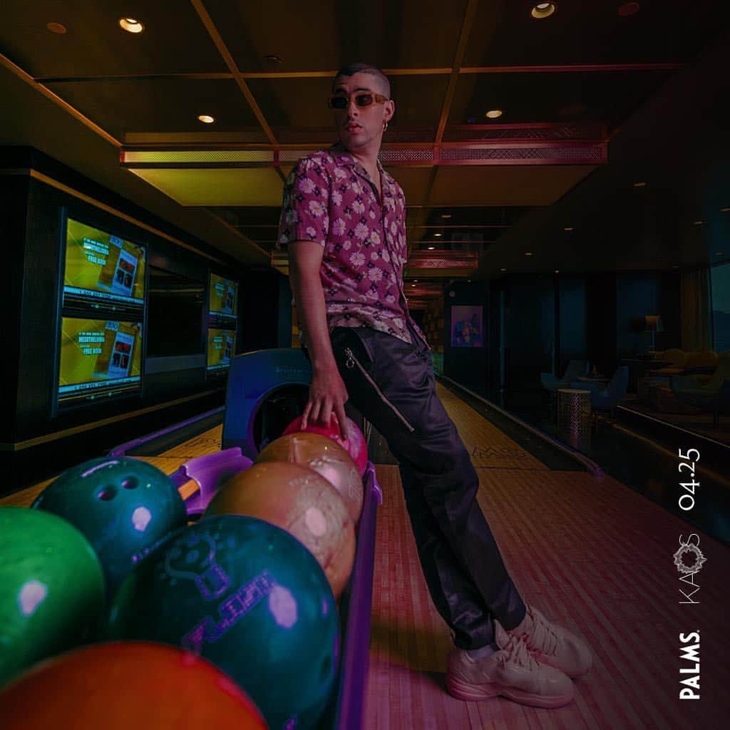Palms Casino Resortのインスタグラム：「@BadBunnyPR rolls into @KAOSvegas tonight. Swipe up on our story for tickets. #latinmusicweek」