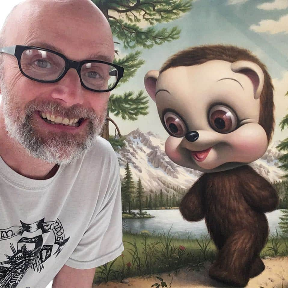 モービーさんのインスタグラム写真 - (モービーInstagram)「Since @markryden moved to Portland I can only hang out with surrogate bears.」4月26日 9時19分 - moby