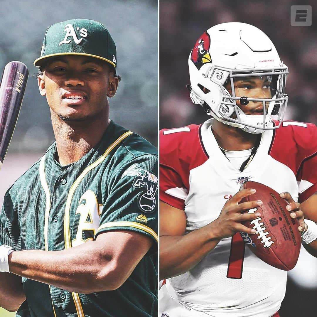 スポーツセンターさんのインスタグラム写真 - (スポーツセンターInstagram)「KYLER MURRAY MAKES HISTORY. The No. 1 pick is the first to EVER be taken in the first round of the MLB and NFL drafts ⚾️🏈」4月26日 9時24分 - sportscenter