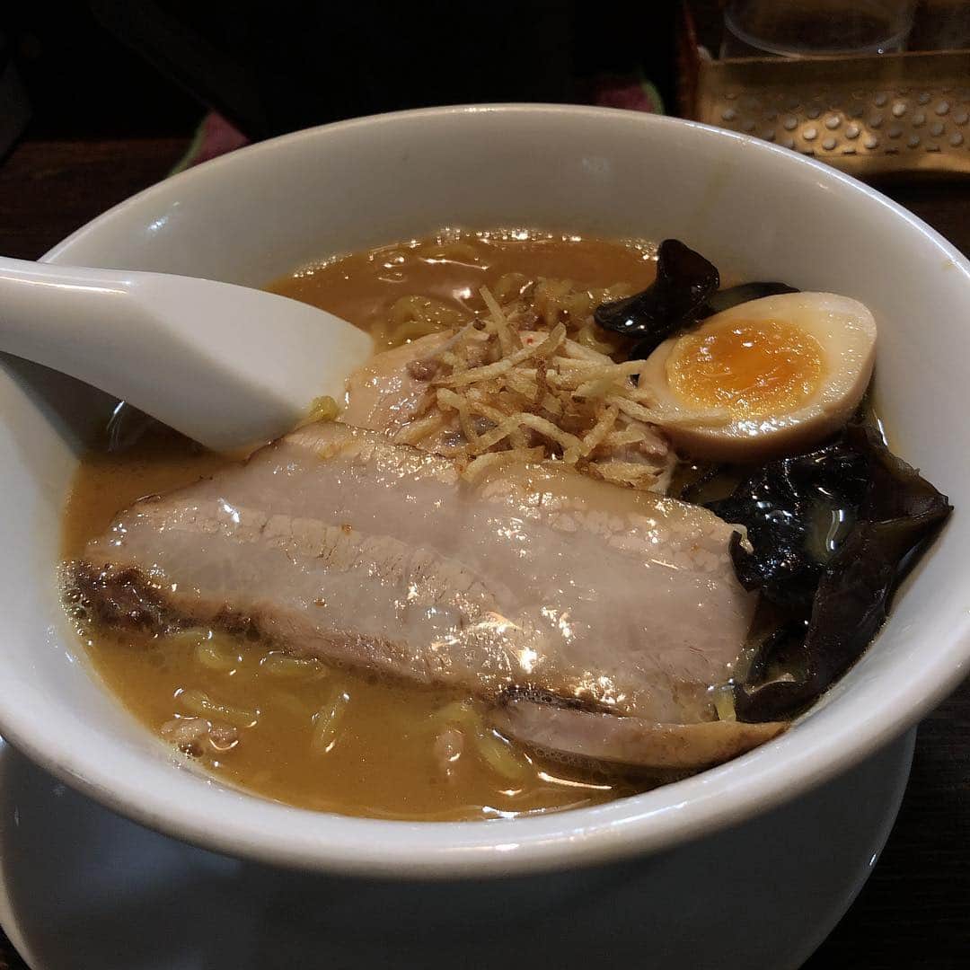 のインスタグラム：「味噌ラーメン☺️☺️」