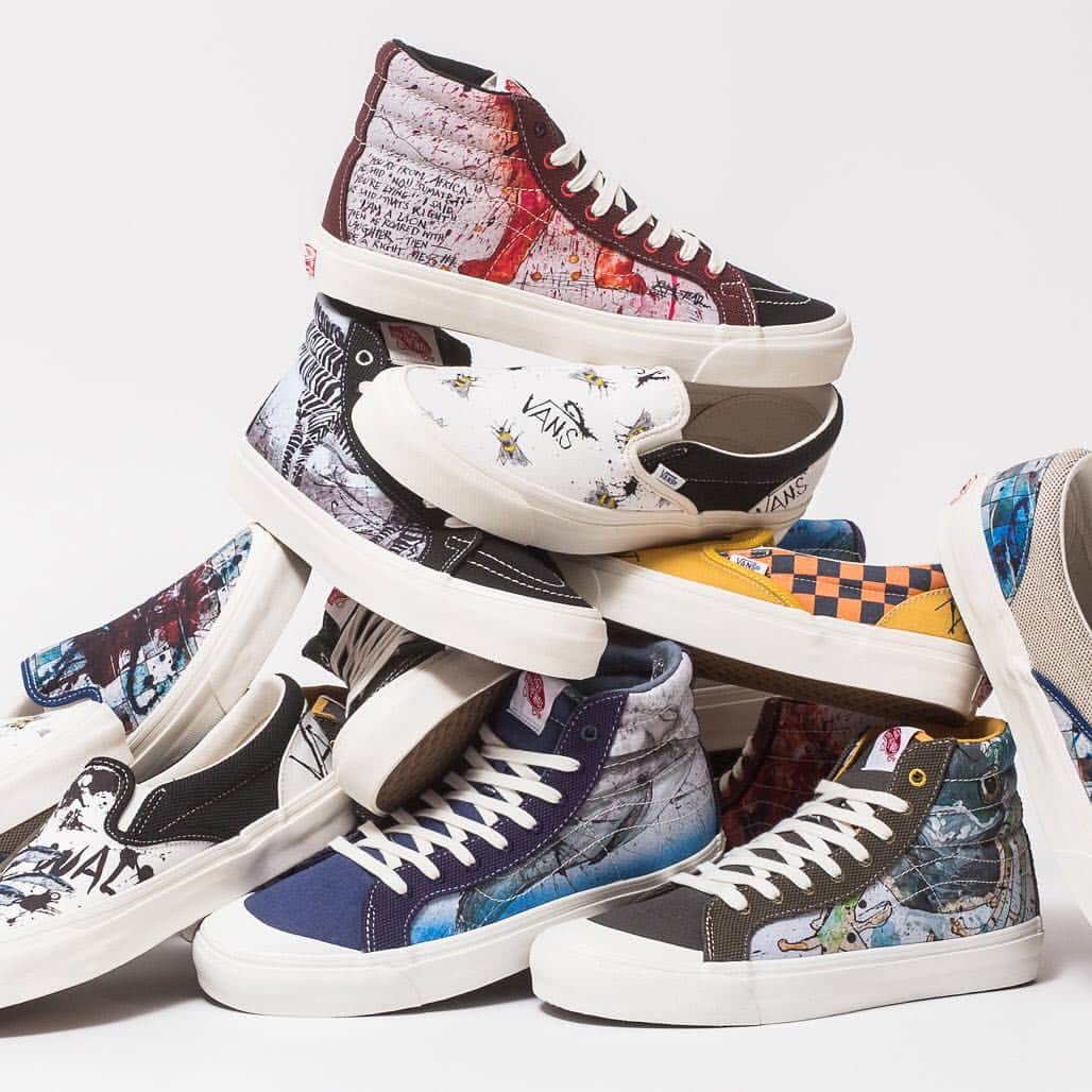 Sneaker Newsさんのインスタグラム写真 - (Sneaker NewsInstagram)「The Ralph Steadman x Vans Vault Collection is set to release this weekend. Don’t sleep on these... For a full list of stores releasing the shoes, tap the link in our bio.」4月26日 12時47分 - sneakernews