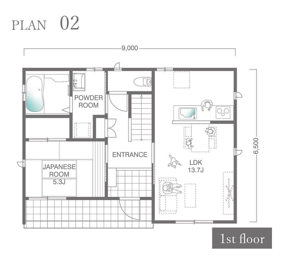 アイフルホーム【公式】さんのインスタグラム写真 - (アイフルホーム【公式】Instagram)「・ ・ 🏡PLAN 02🏡 TOPページより3つの間取り(3投稿)をチェックしてください♪その中から好きな間取りの投稿を選び、その理由をコメント欄にて教えてくださいね😉 ・ ・ 「光と風が心地よい」自然の力を採り入れて、季節の移ろいを楽しむ住まい。 ・ 玄関ポーチとつながるスペースで、天気の良い日に日向ぼっこしたり、ガーデニングを楽しんだり。家の内と外を繋ぐスペースは、遊びの幅を広げてくれる。 ・ 🏠🌟🏠🌟🏠 家族の笑顔が満ちる住まい”emika” ・ 本日“emika”の3プランを投稿しています。 @eyefulhome.lixiljuken にて他の間取り図も公開中🌟 ・ 子育てや家事のしやすさなどご家族それぞれの暮らしに合わせて最適なプランをご提案いたしますので、ぜひお近くのモデルハウスへお越しくださいませ🙌 ・ ※一部地域によっては、お取り扱いがない店舗もございます。 🏠🌟🏠🌟🏠 ・ ・ #アイフルホーム #アイフルホーム公式 #キッズデザイン #こどもにやさしいはみんなにやさしい #自由設計 #シンプルライフ #simplelife #ワーママ #働くママの味方  #マイホーム #新築 #暮らしを楽しむ #マイホーム計画 #新築一戸建て #シンプルインテリア #暮らしを整える #日々の暮らし #マイホーム計画中の人と繋がりたい #家づくり #こどものいる暮らし #子育て #家族 #庭 #庭のある暮らし #持ちすぎない暮らし #公園 #ピクニック #連休 #gw」4月26日 17時12分 - eyefulhome_official