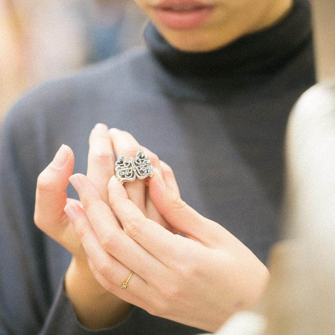 Bill Wall Leather × BEAMSさんのインスタグラム写真 - (Bill Wall Leather × BEAMSInstagram)「【New arrival】Butterfly Ring / *Exclusive item.」4月26日 17時16分 - billwallleather_beams