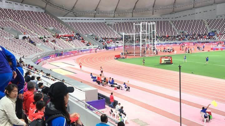 橋岡優輝のインスタグラム：「8.22m🥇  #AAC #アジア選手権 #longjump」