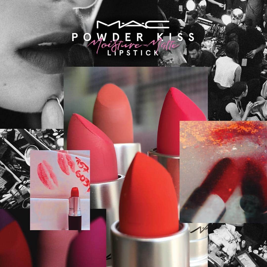 M∙A∙C Cosmetics Japanのインスタグラム：「⠀ ミスティマットなリップ、 パウダー キス リップスティックに 新8色が登場! #MACPowderKiss ⠀ *全国追加色発売4/30 (公式オンラインショップ発売中) ⠀ ⠀ ⠀ ⠀ ⠀ ⠀ #MACCosmeticsJapan #MACコスメ #MACCosmetics #MAC #コスメ #メイク #MACリップ #パウダーキス #ミスティマット #マットリップ #抜け感 #抜け感メイク #ぼかし #LIP #LIPSTICK #MACLIP」