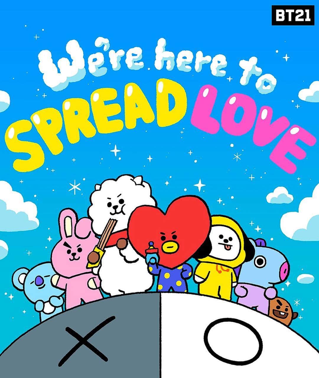 BT21 Stars of tomorrow, UNIVERSTAR!のインスタグラム