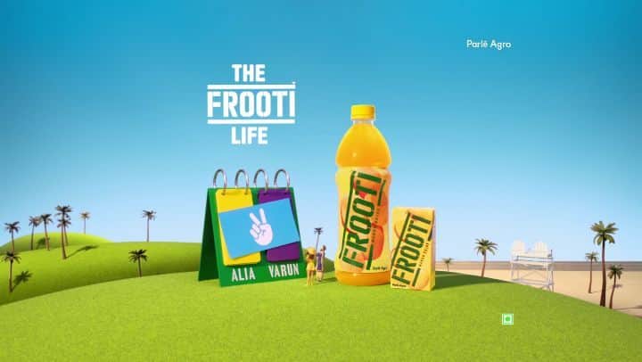 アリア・バットのインスタグラム：「The minis are taking over @thefrootilife with @varundvn & myself! Who do you think will win #TeamVarun vs. #TeamAlia? Vote in the comments below. Life mein Chahiye Kuch Frooti Masti! 😀#teamfrooti」